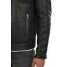 Abbigliamento biker 100%pelle nero