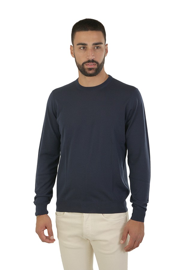 Maglia Drumohr Girocollo Blu