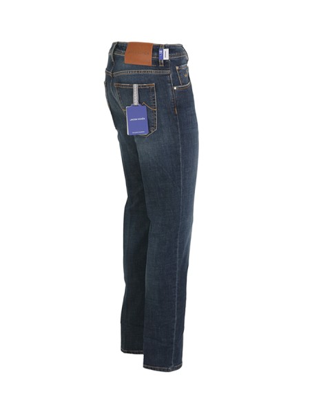 Jeans Jacob Choen Scott Carrot Denim Medio