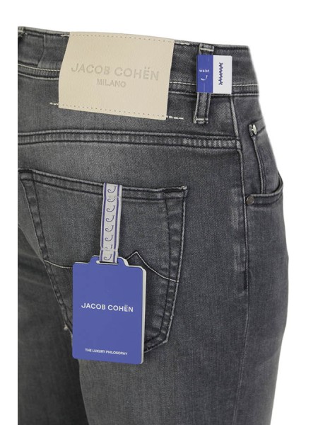 Jeans Jacob Choen Scott Carrot Grigio