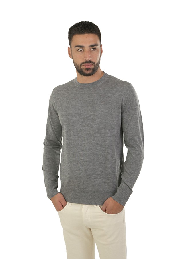 Maglia Hindustrie Girocollo Light Grey