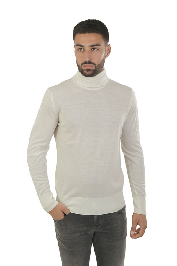 Maglia Hindustrie Girocollo Abbigliamento dolcevita rasato g18 merino 100%la