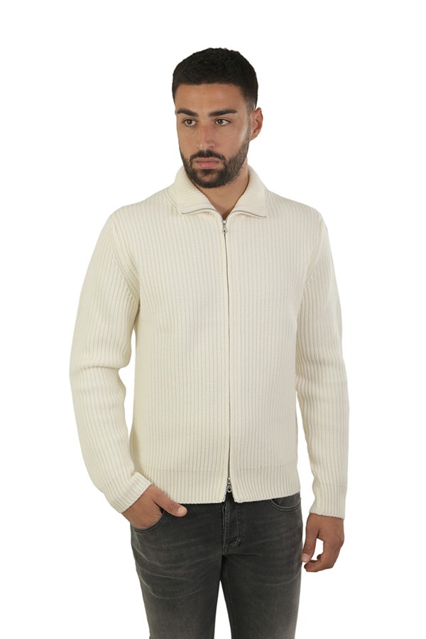 Maglia Hindustrie Cardigan Ecru