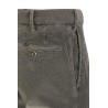 Pantalone PT in Velluto a Coste Grigio