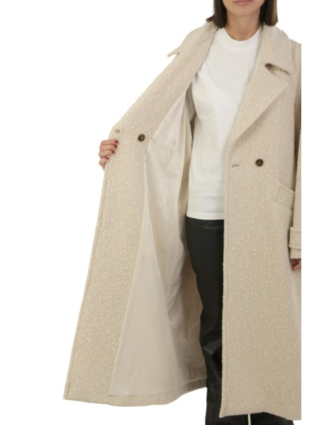 Cappotto Herno Feeling Bouclè Wool Chantilly