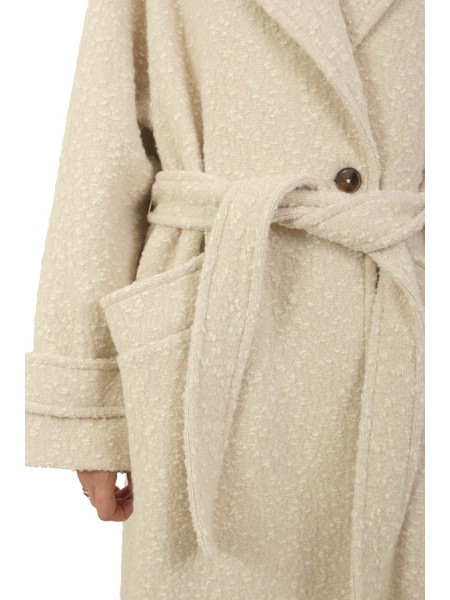 Cappotto Herno Feeling Bouclè Wool Chantilly