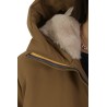 Giubbino K-Way Olga Twill Fur Brown/Corda