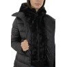 Abbigliamento matilda medio con cappuccio in ecofur 90%ny 10%pl