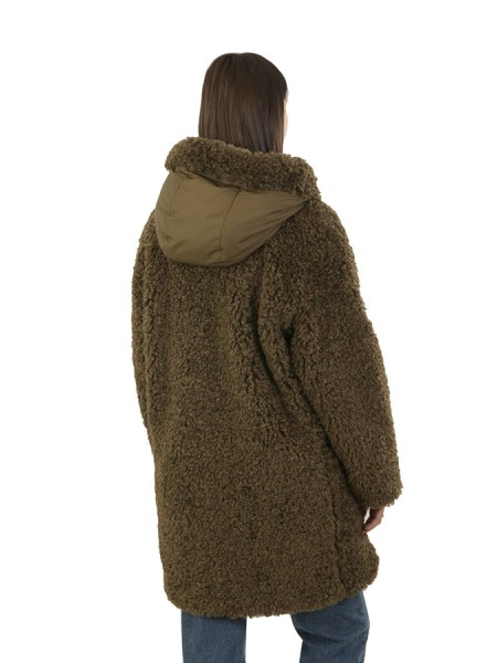 Cappotto Save the Duck Angelica Bark Green