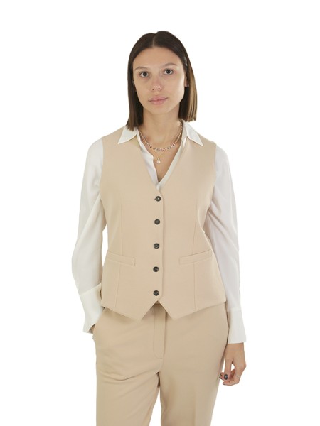 Gilet Circolo in Felpa Light Corda